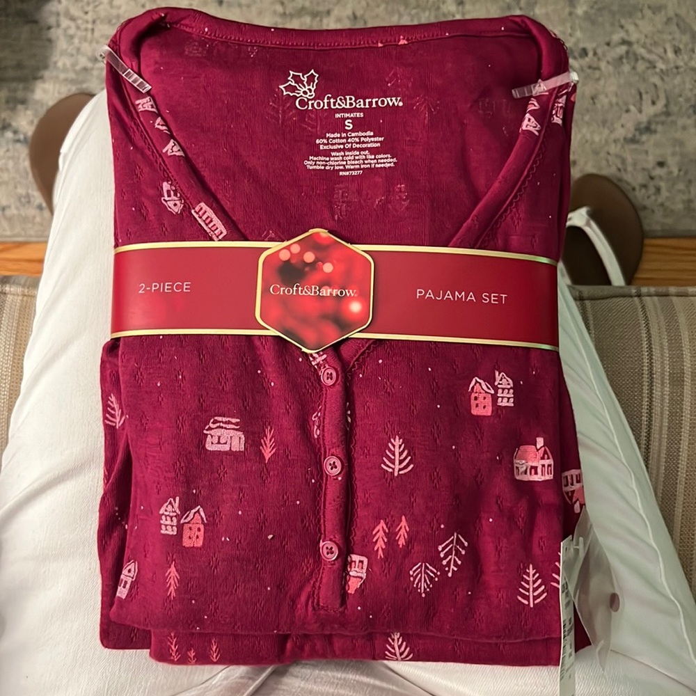 2 piece pajama set.